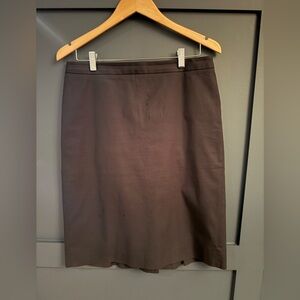 J. Crew Elegant Black Pencil Skirt